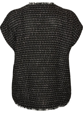 Zizzi Donna Waistcoat in Black 