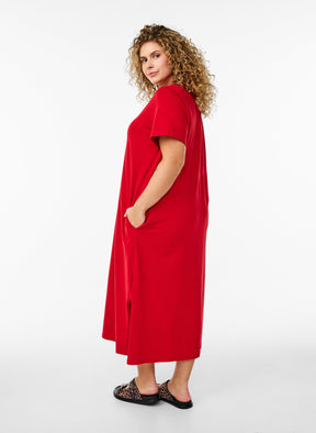 Zizzi Dorit Dress in Red