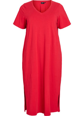 Zizzi Dorit Dress in Red