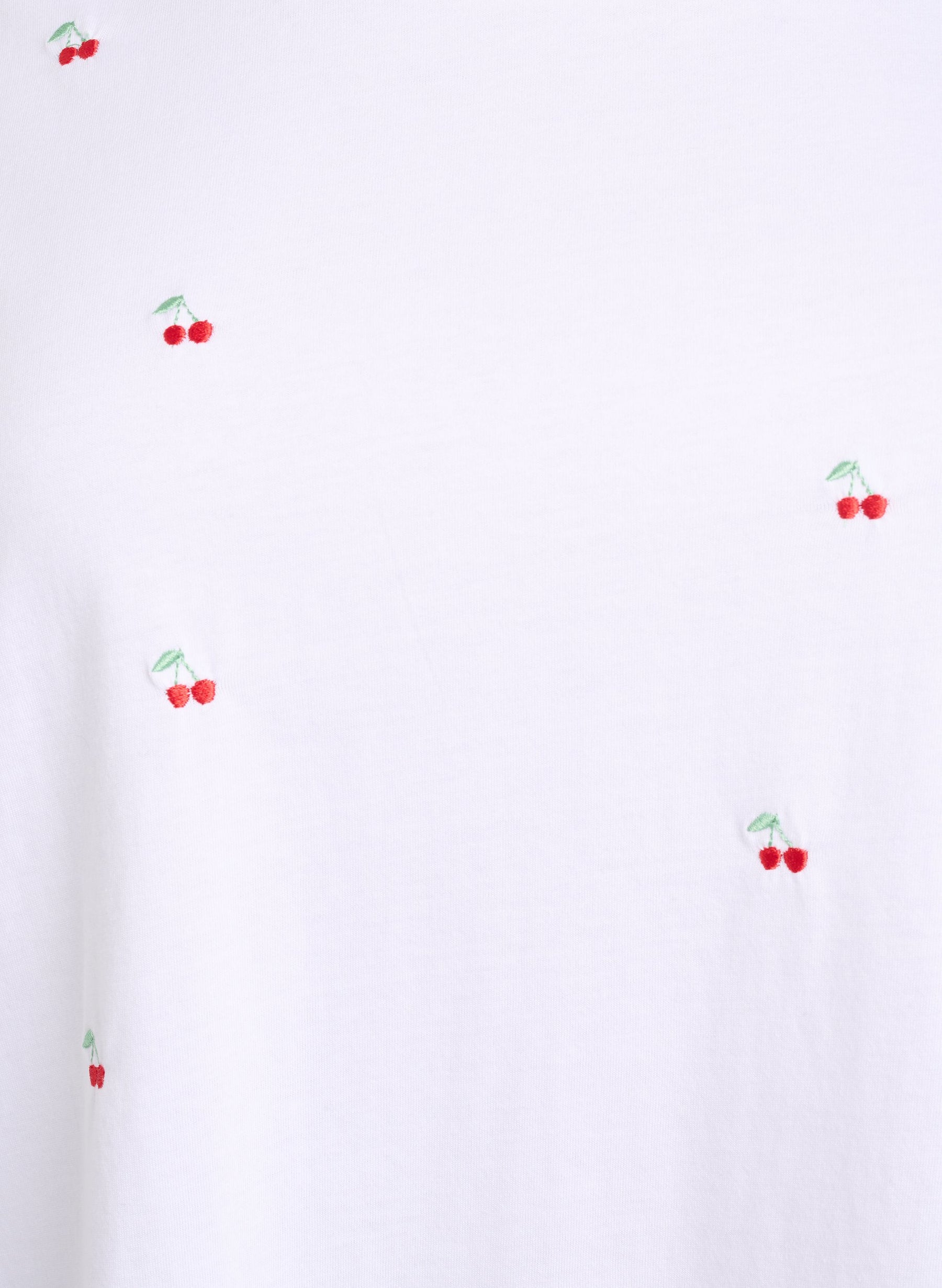 Zizzi Elin T-Shirt with Cherries