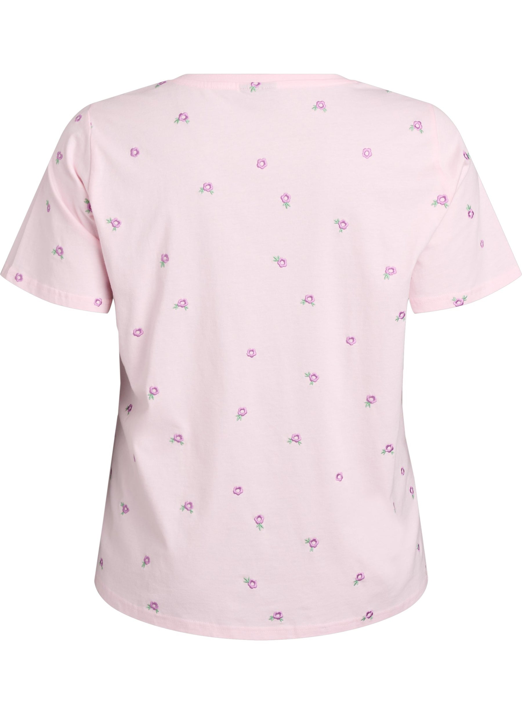 Zizzi Elin T-Shirt with Violets
