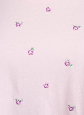 Zizzi Elin T-Shirt with Violets