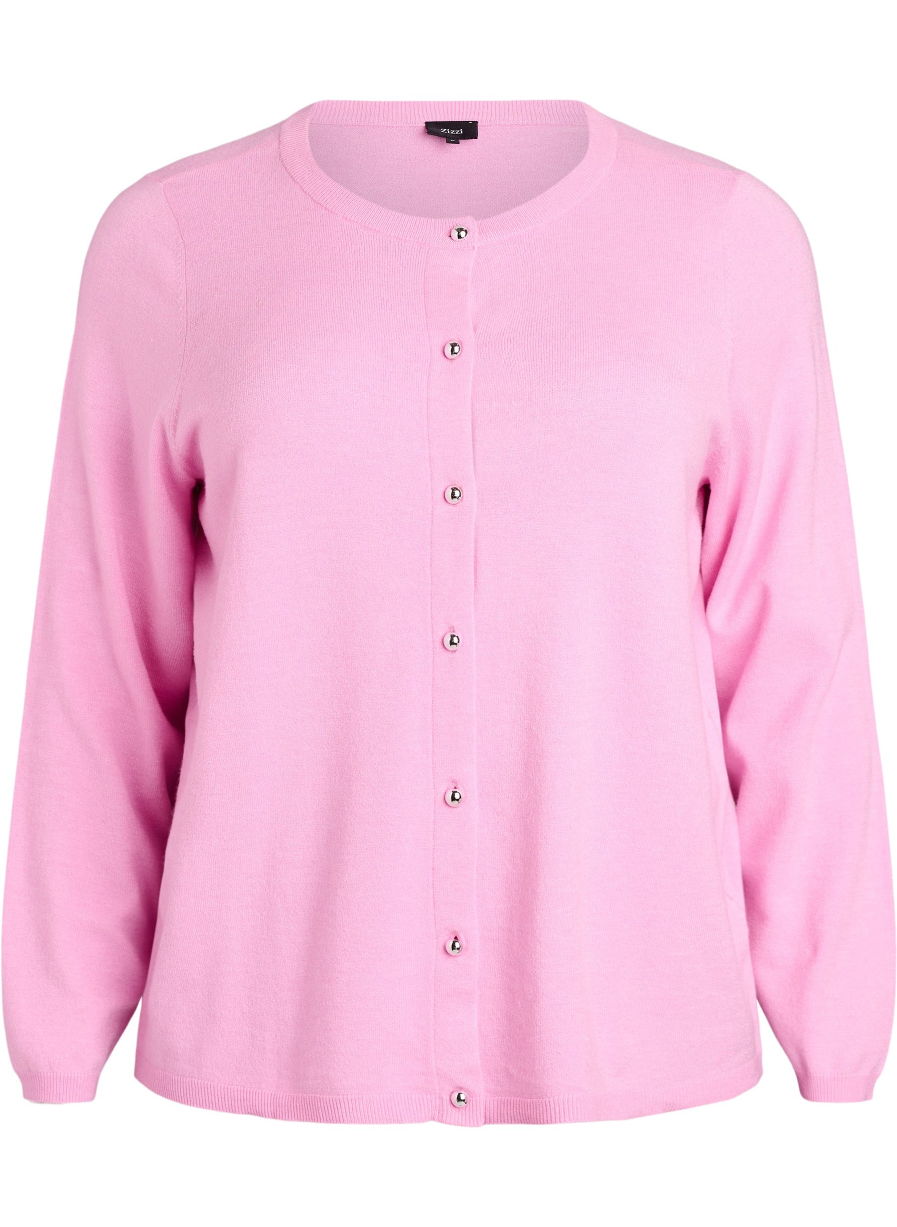 Zizzi Ella Cardigan in Bonbon 