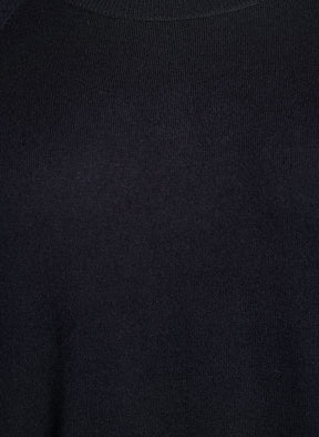 Zizzi Ella Knit Dress in Black