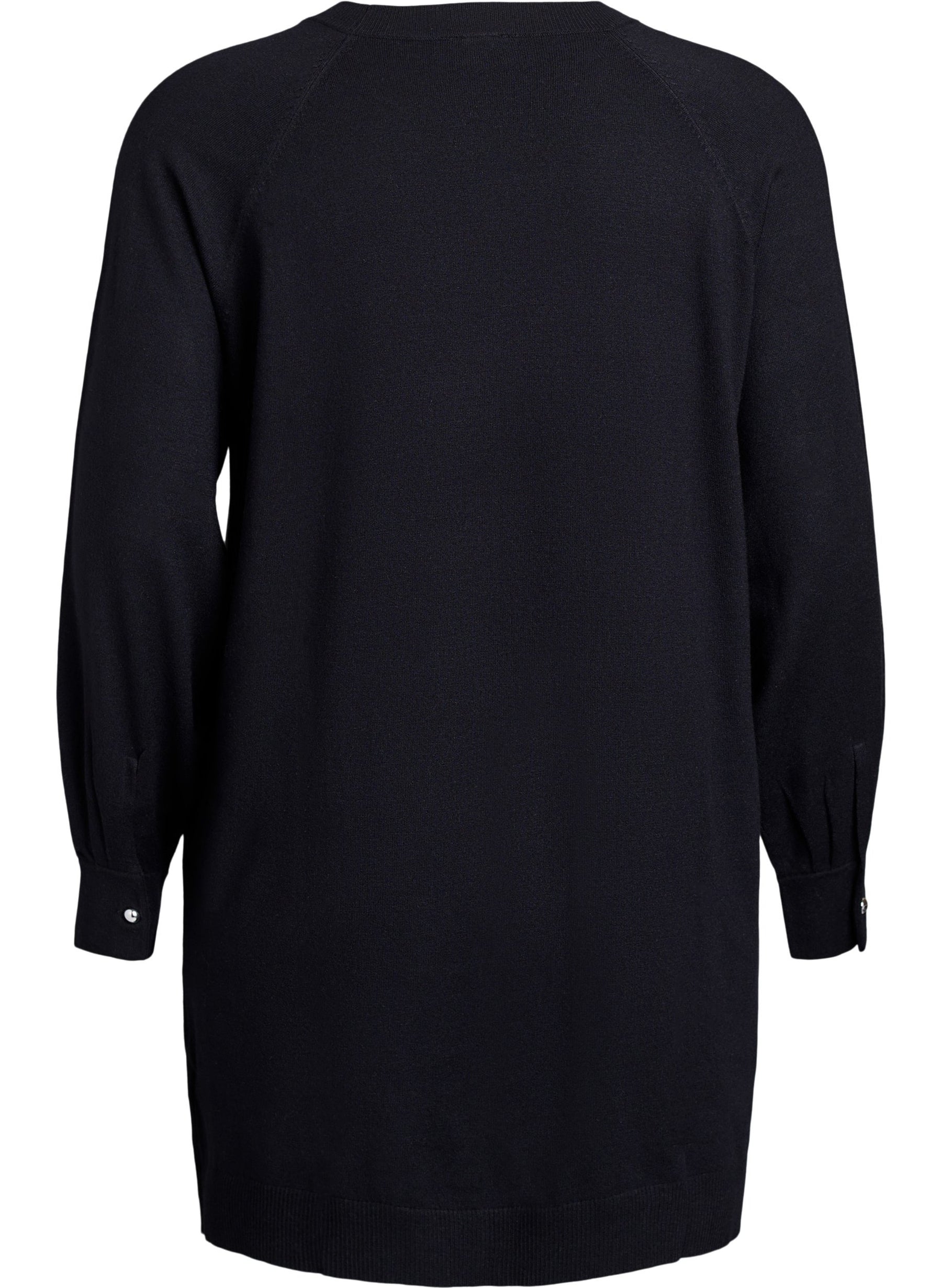 Zizzi Ella Knit Dress in Black