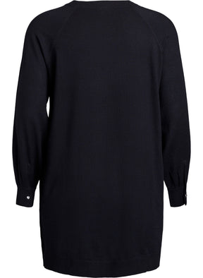 Zizzi Ella Knit Dress in Black