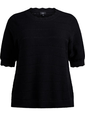 Zizzi Elsa Knit in Black