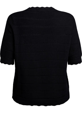 Zizzi Elsa Knit in Black