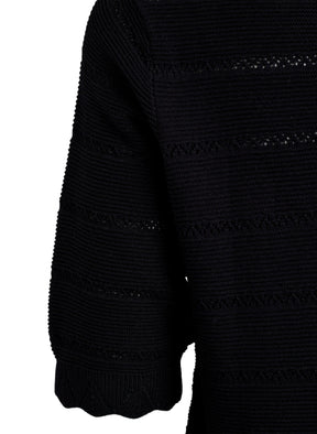 Zizzi Elsa Knit in Black