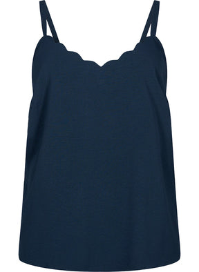 Zizzi Fikka Cami in Navy