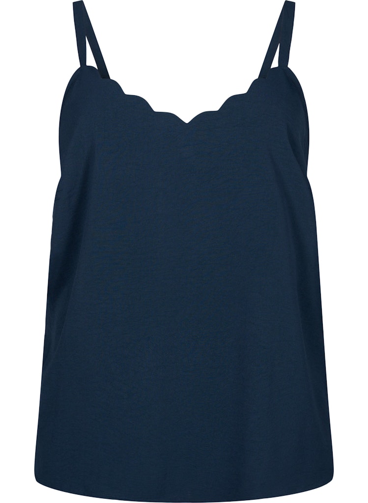 Zizzi Fikka Cami in Navy