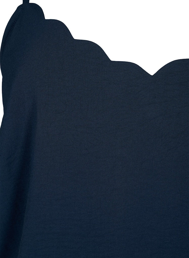 Zizzi Fikka Cami in Navy