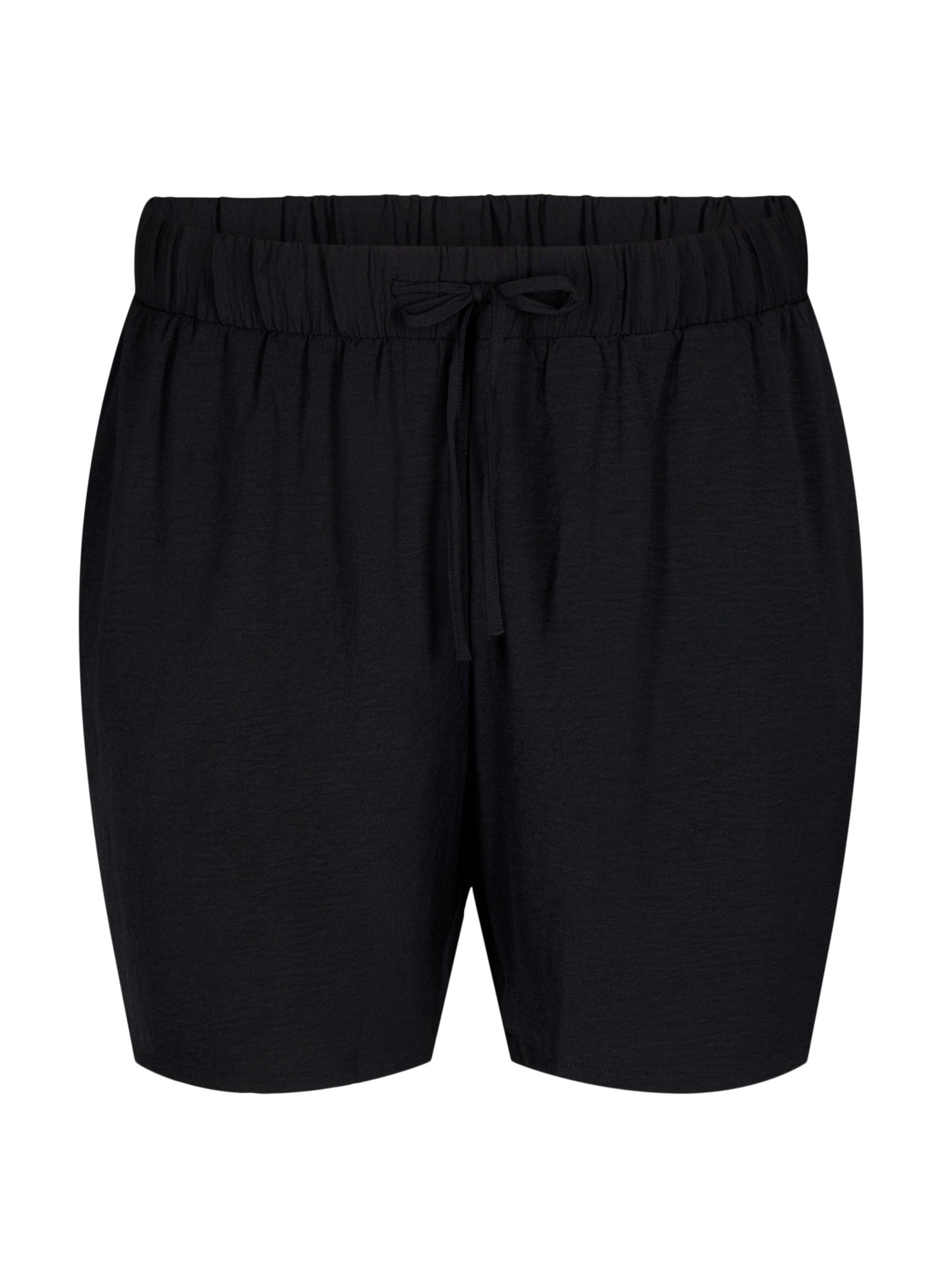 Zizzi Fikka Shorts in Black 