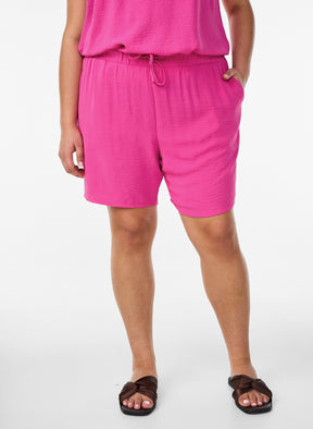 Zizzi Fikka Shorts in Raspberry Rose 