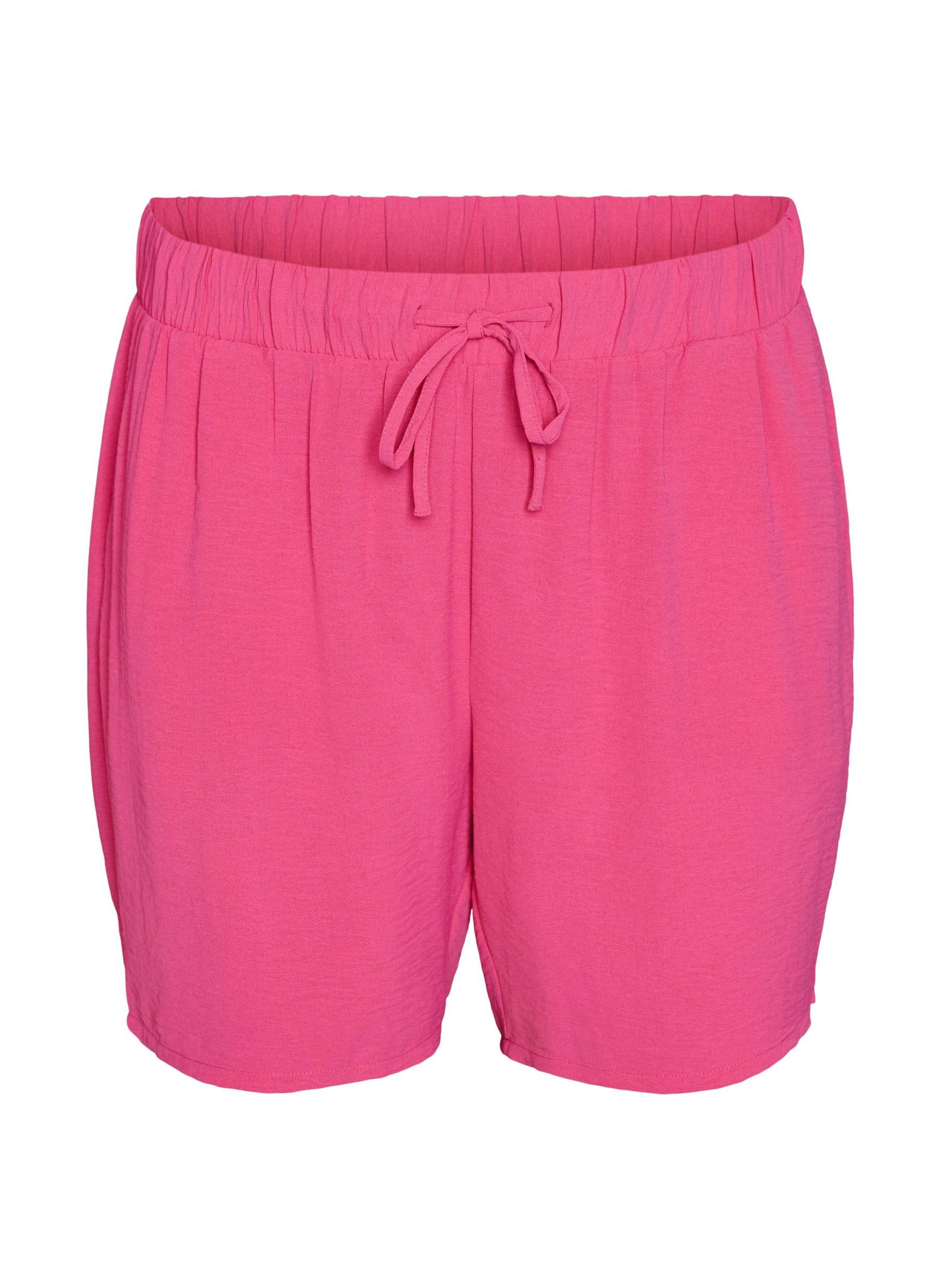 Zizzi Fikka Shorts in Raspberry Rose 
