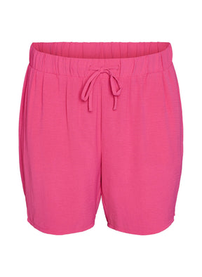 Zizzi Fikka Shorts in Raspberry Rose 