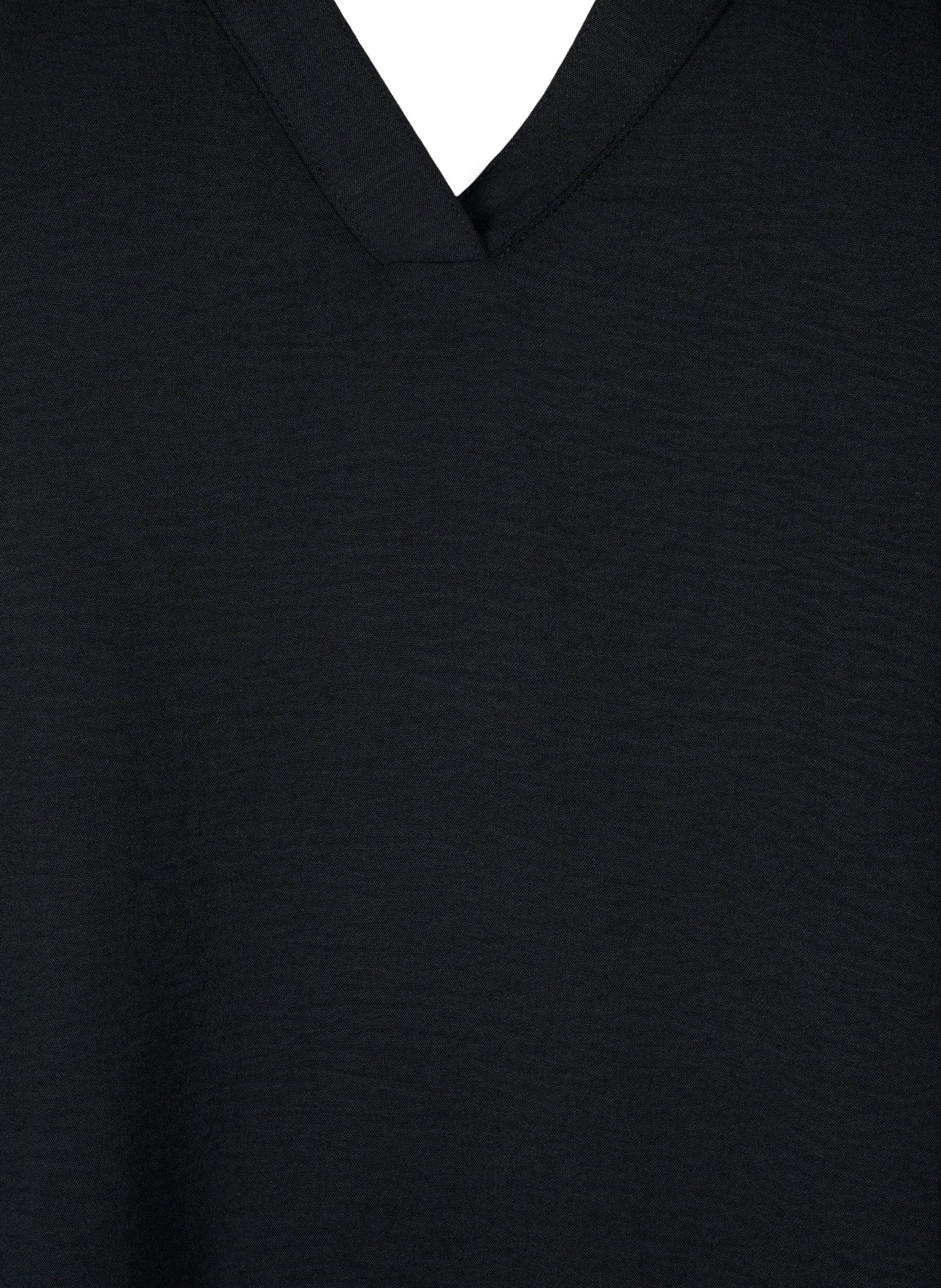 Zizzi Fikka Sleeveless Top in Black 