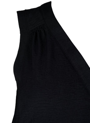 Zizzi Fikka Sleeveless Top in Black 
