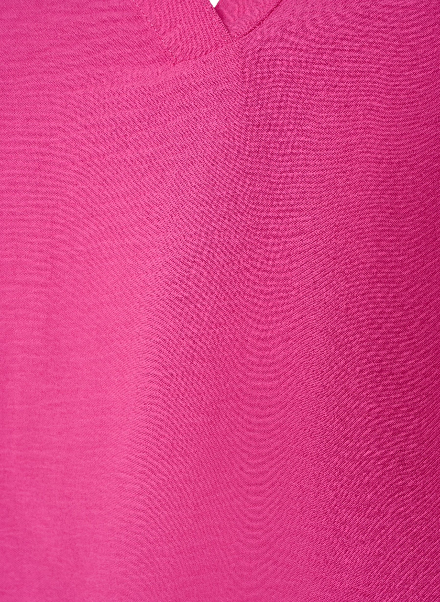 Zizzi Fikka Sleeveless Top in Raspberry Rose