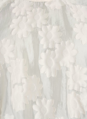 Zizzi Florina Sleeveless Top in Cream  