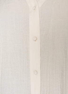 Zizzi Gippi Top in Cloud Dancer 