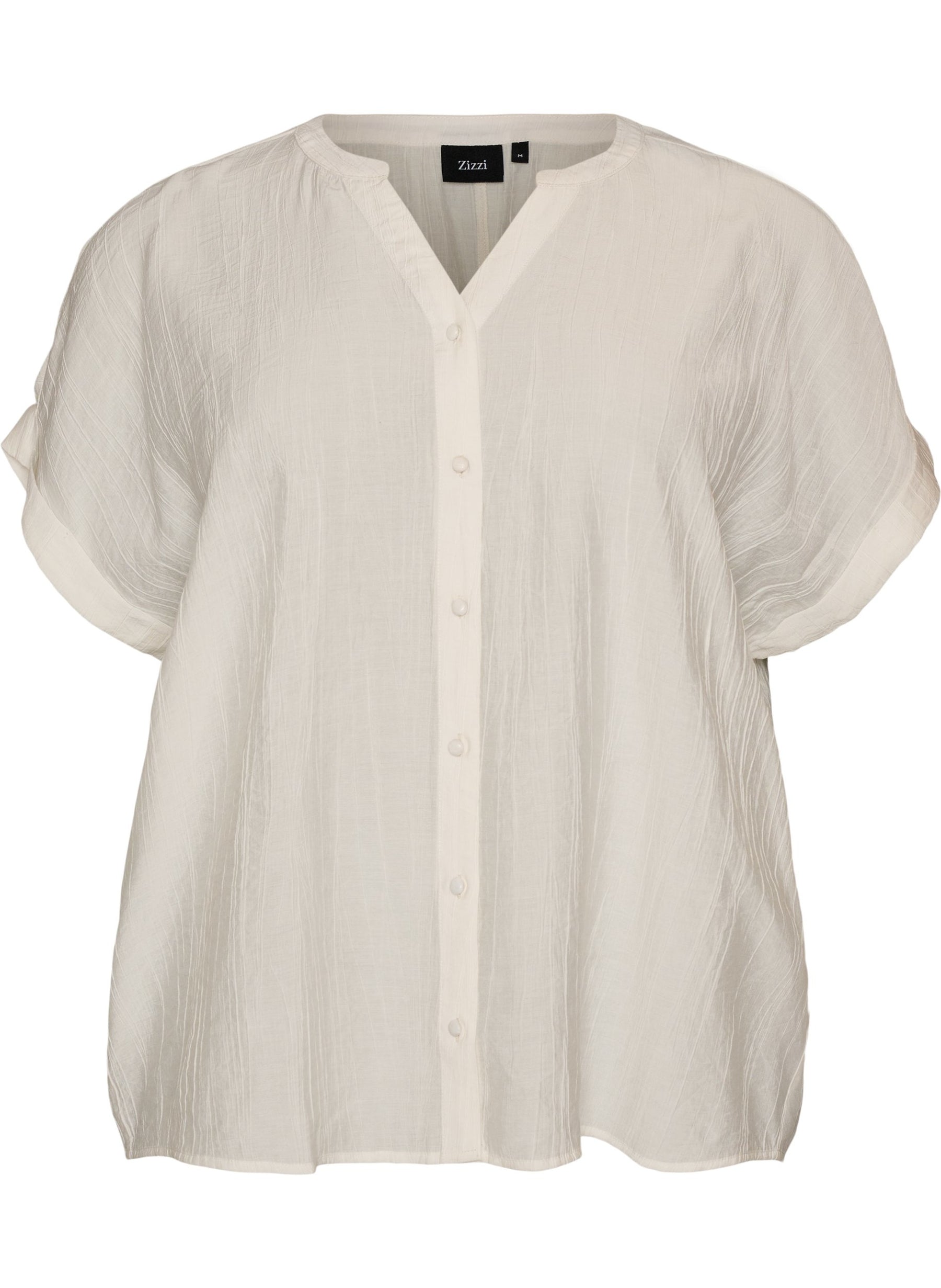 Zizzi Gippi Top in Cloud Dancer 