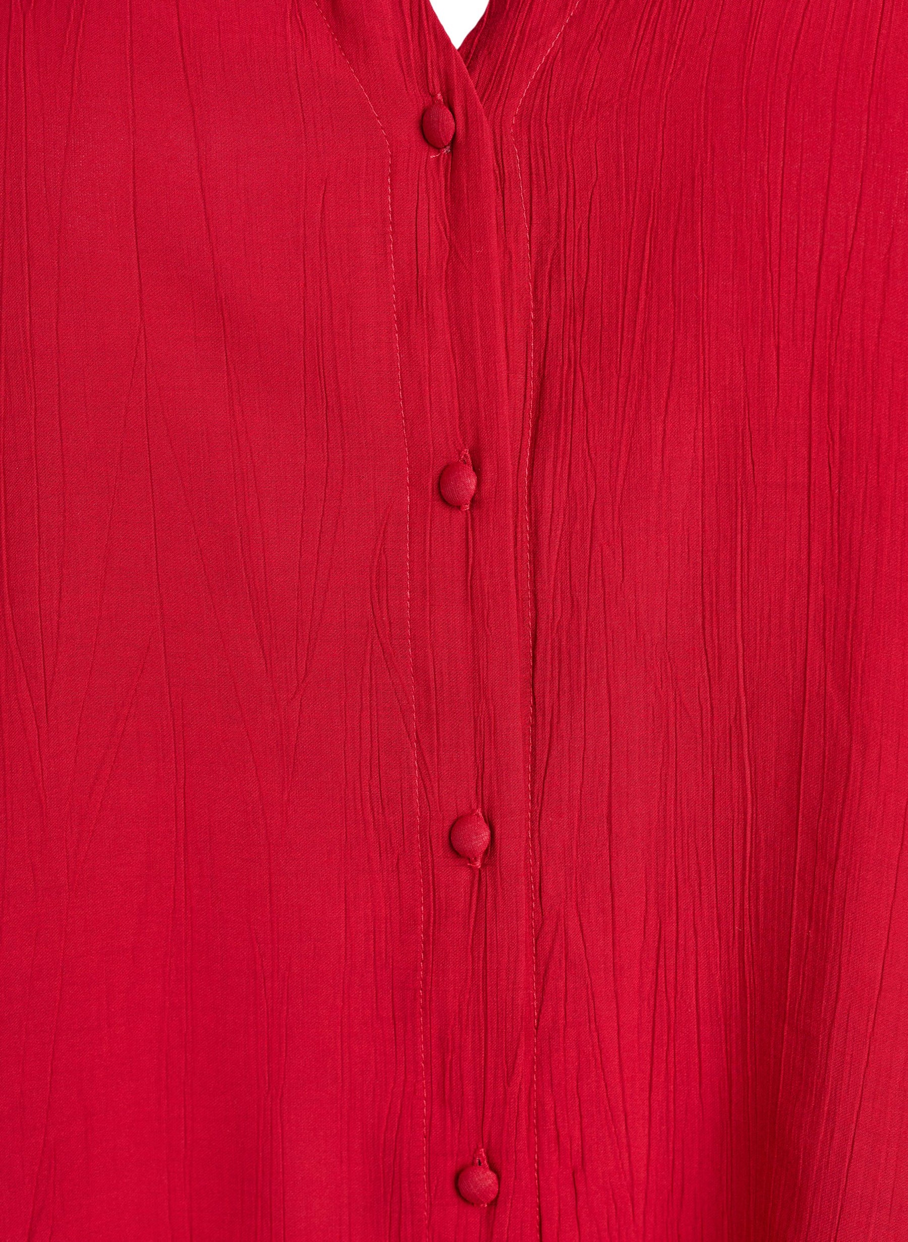 Zizzi Gippi Top in Lipstick Red 