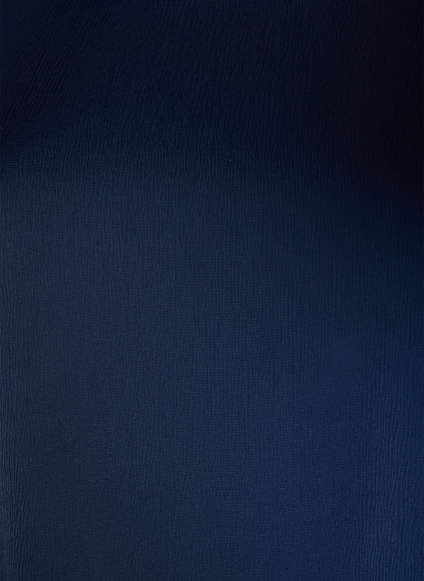 Zizzi Giselle Blouse in Navy Blazer 