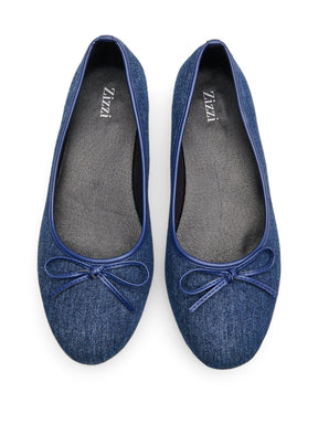 Zizzi Harlow Pump in Denim