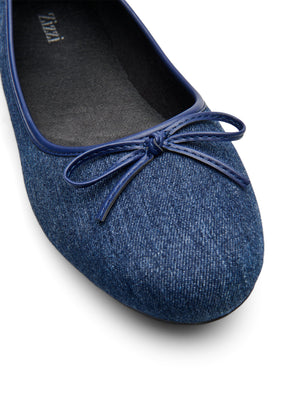 Zizzi Harlow Pump in Denim