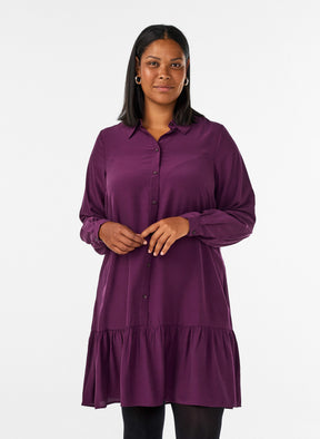 Zizzi Jannie Dress in Potent Purple 