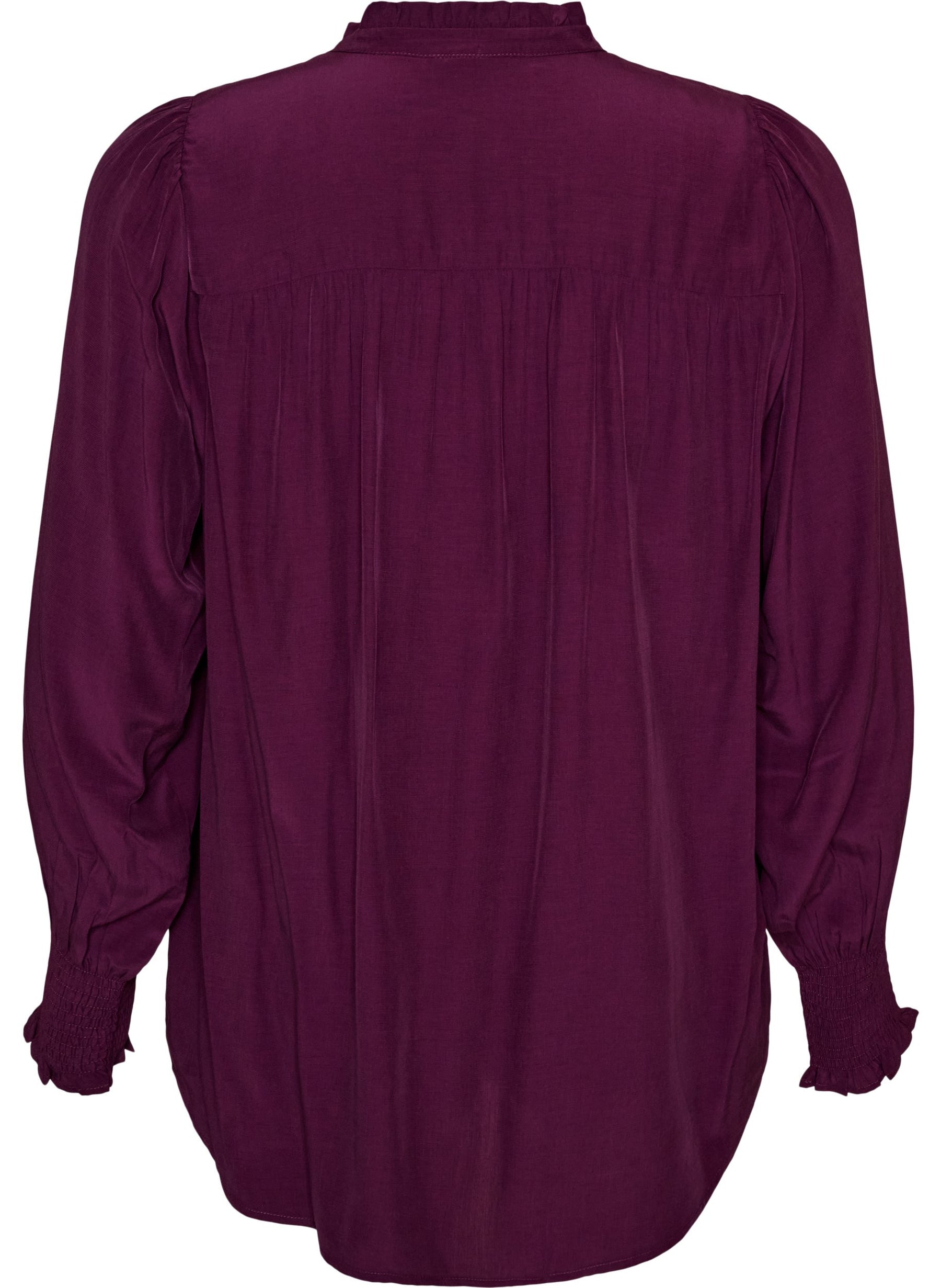  Zizzi Jannie Shirt in Potent Purple 
