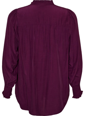  Zizzi Jannie Shirt in Potent Purple 