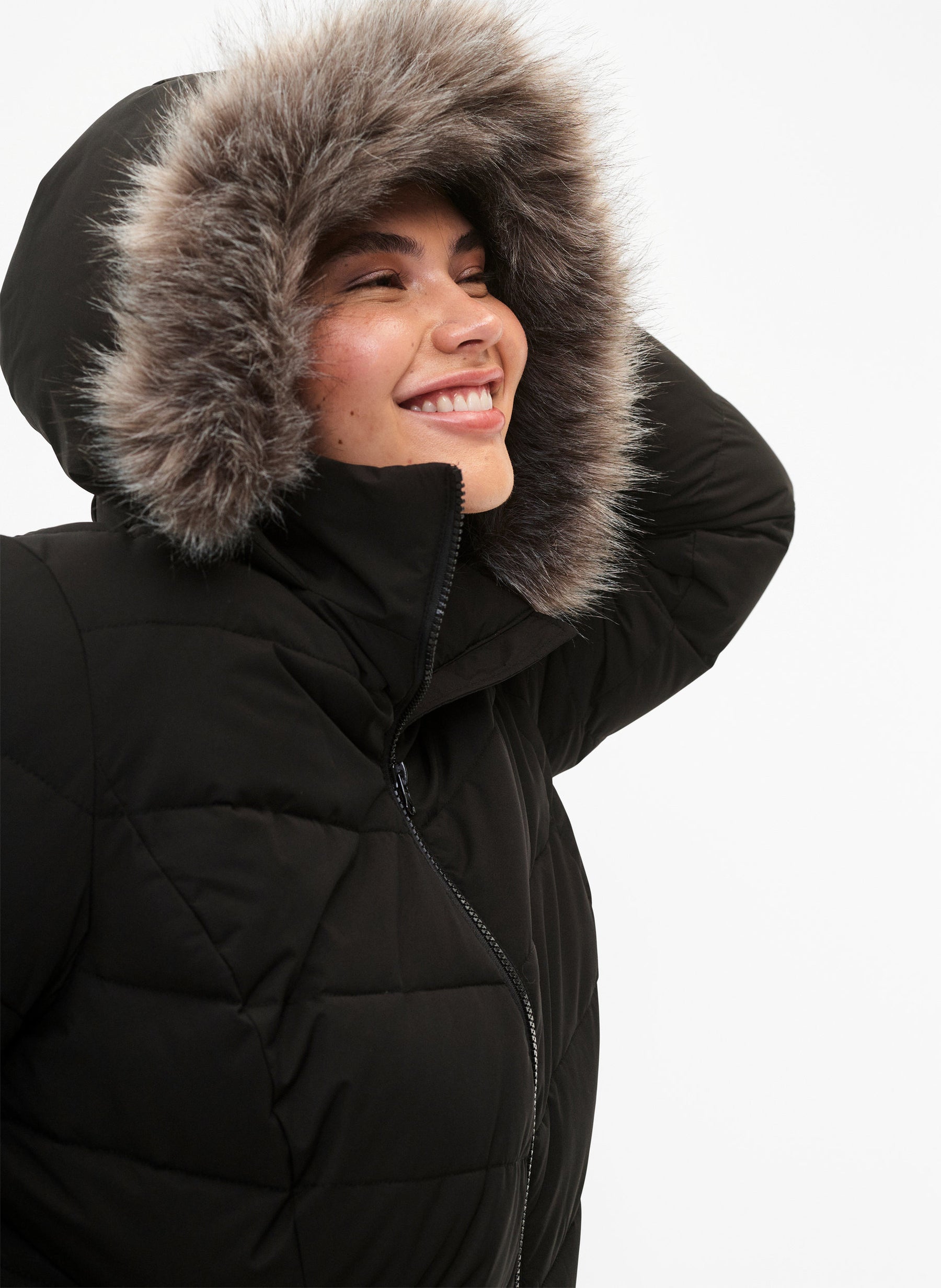 Zizzi Julia Jacket in Black