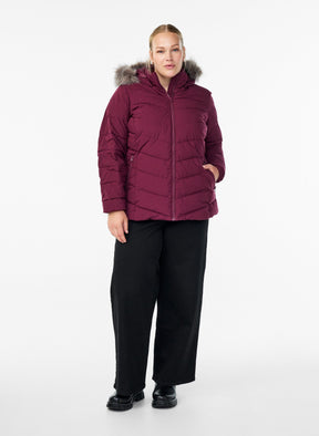 Zizzi Julia Jacket in Wine