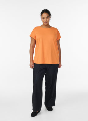Zizzi Katja T-Shirt in Dusty Orange