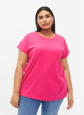 Zizzi Katja T-Shirt in Fuchsia
