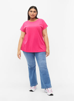Zizzi Katja T-Shirt in Fuchsia