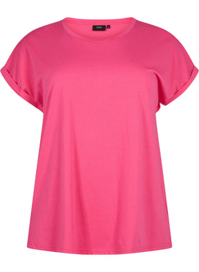 Zizzi Katja T-Shirt in Fuchsia