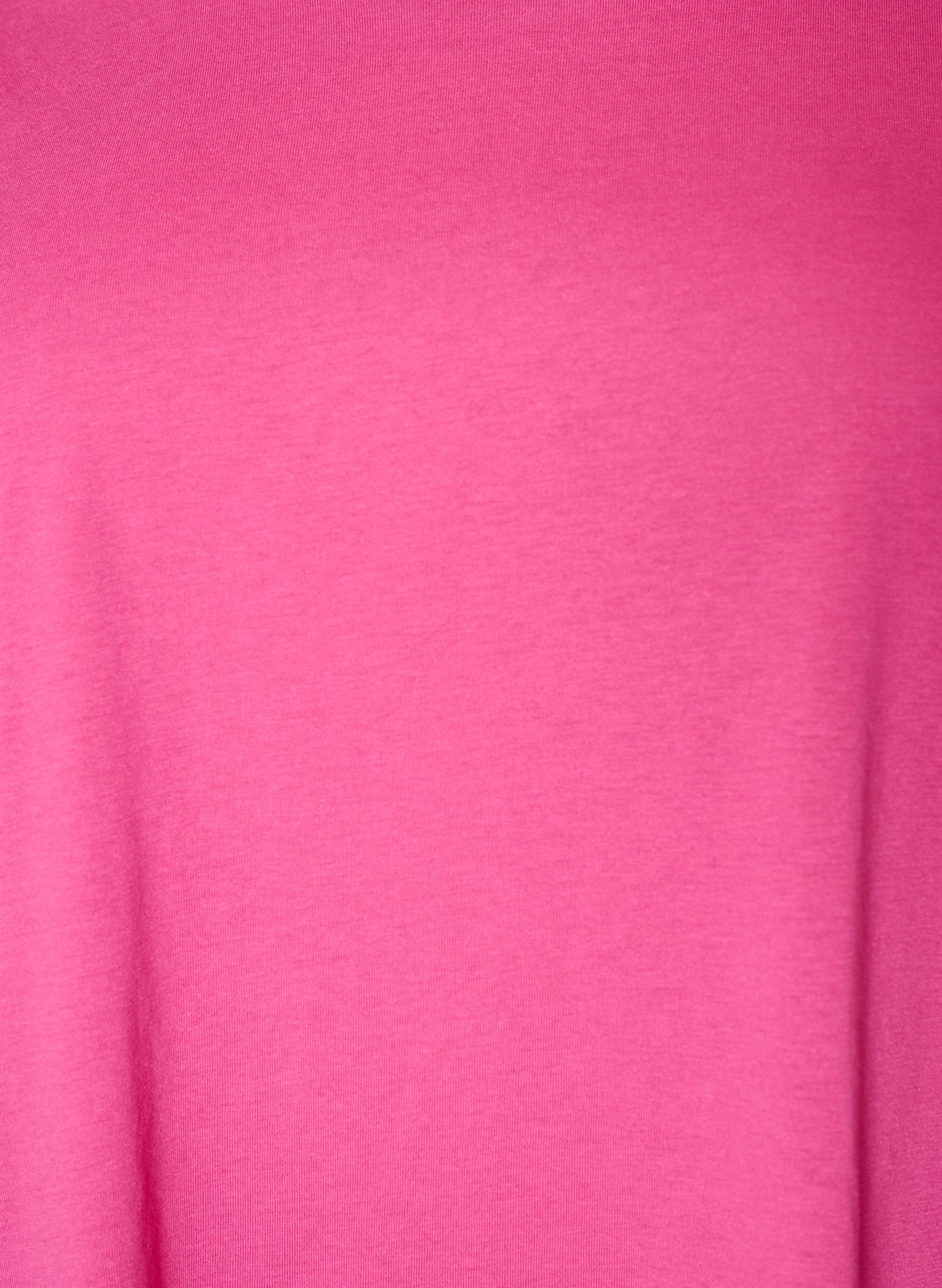 Zizzi Katja T-Shirt in Fuchsia Fedora 