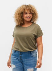 Zizzi Katja T-Shirt in Khaki