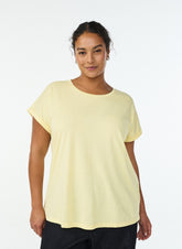 Zizzi Katja T-Shirt in Lemonade