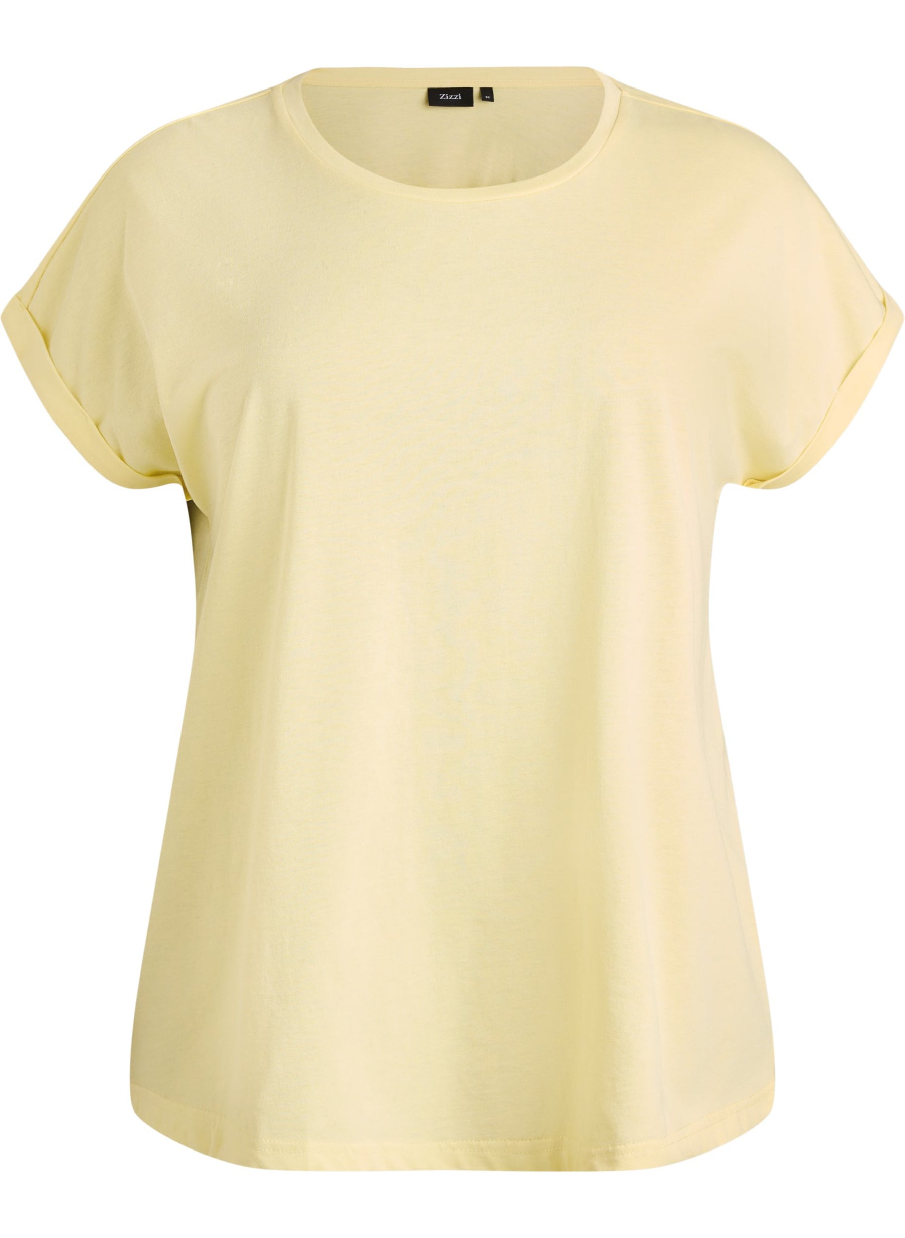 Zizzi Katja T-Shirt in Lemonade