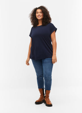 Zizzi Katja T-Shirt in Navy 