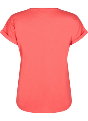 Zizzi Katja T-Shirt in Orange
