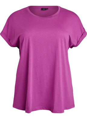 Zizzi Katja T-Shirt in Orchid