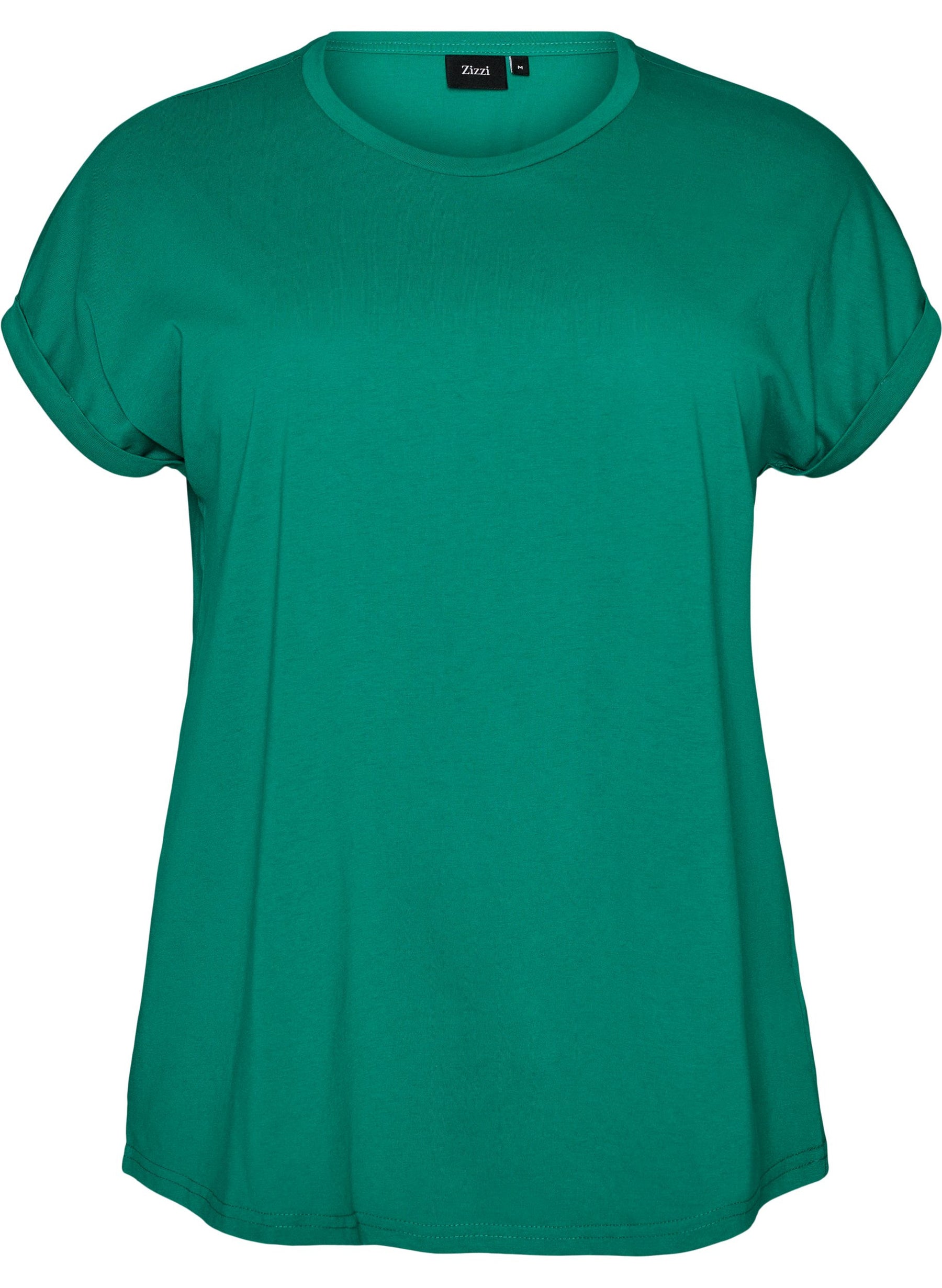 Zizzi Katja T-Shirt in Pepper Green 