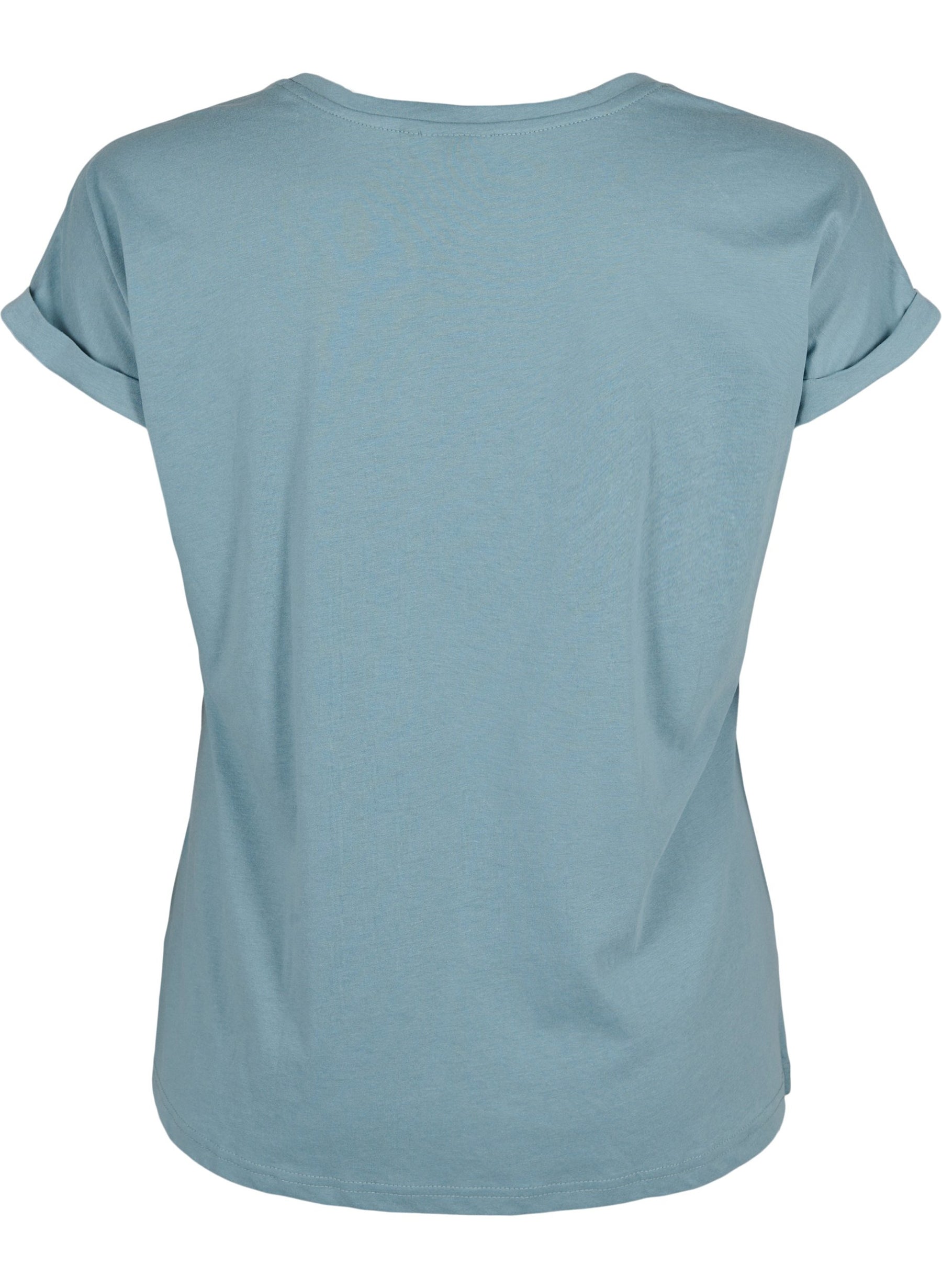 Zizzi Katja T-Shirt in Petrol