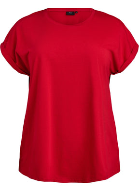 Zizzi Katja T-Shirt in Red