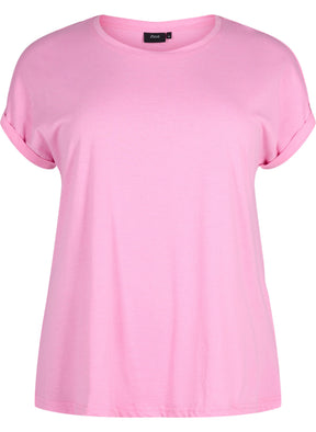Zizzi Katja T-Shirt in Rosebloom